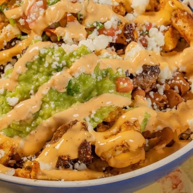 Shrimp Burrito Bowl.